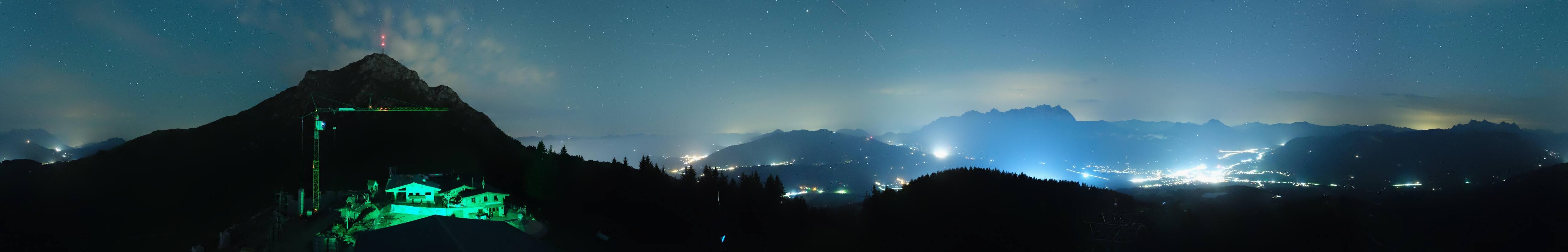 Archiv Foto Webcam St. Johann/Tirol: Blick von der Bergstation Harschbichl
