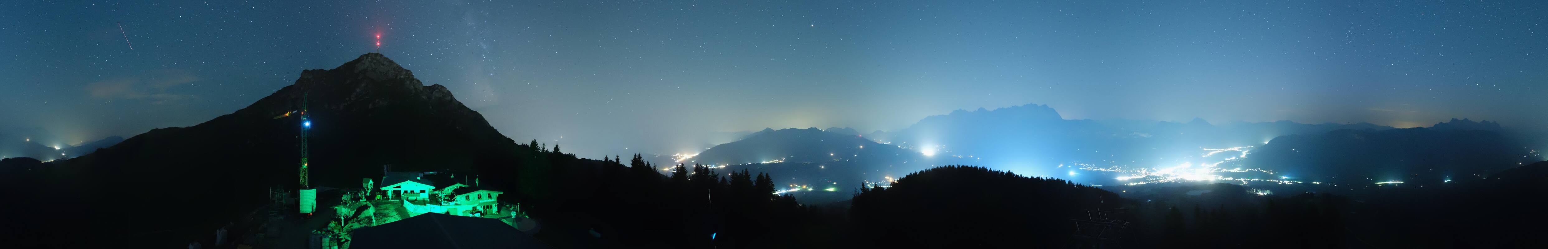 Archiv Foto Webcam St. Johann/Tirol: Blick von der Bergstation Harschbichl