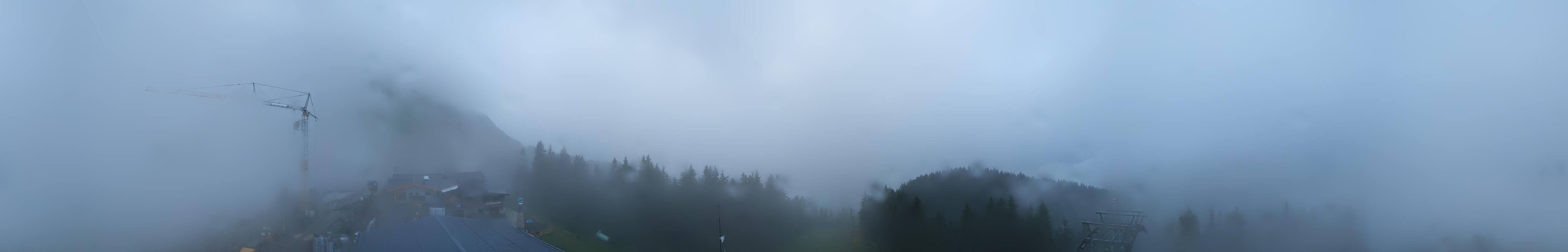 Archiv Foto Webcam St. Johann/Tirol: Blick von der Bergstation Harschbichl