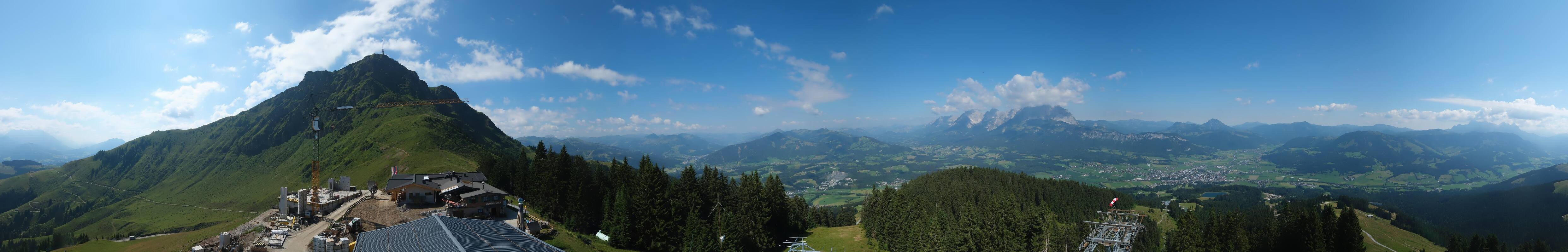 Archived image Webcam St. Johann/Tirol: View from Top Station Harschbichl