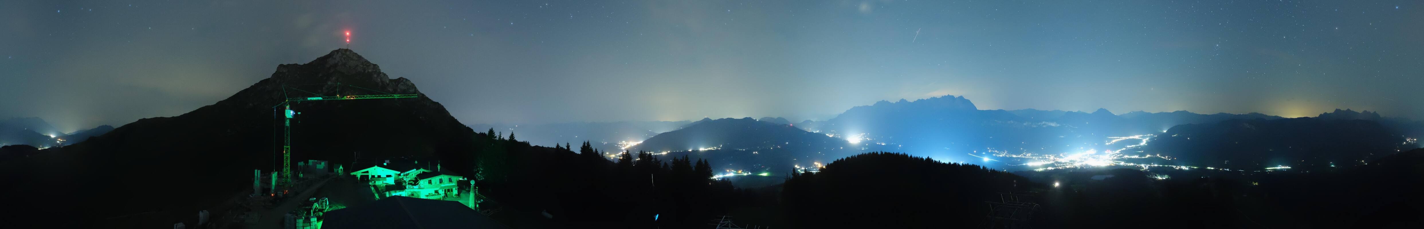 Archiv Foto Webcam St. Johann/Tirol: Blick von der Bergstation Harschbichl