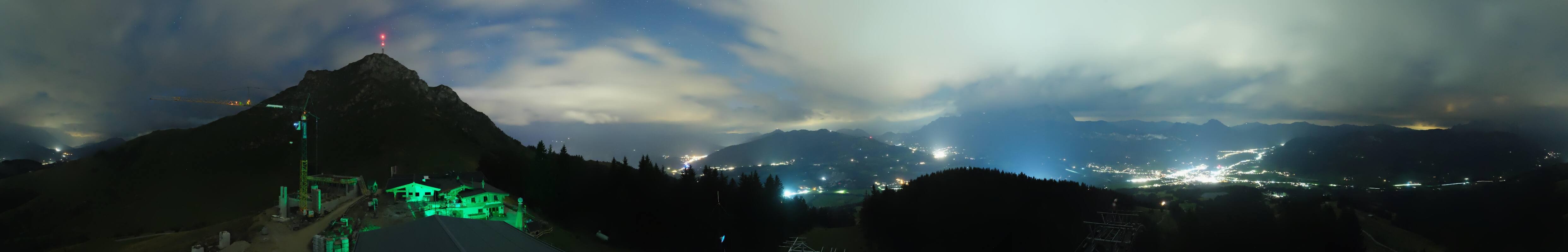 Archiv Foto Webcam St. Johann/Tirol: Blick von der Bergstation Harschbichl