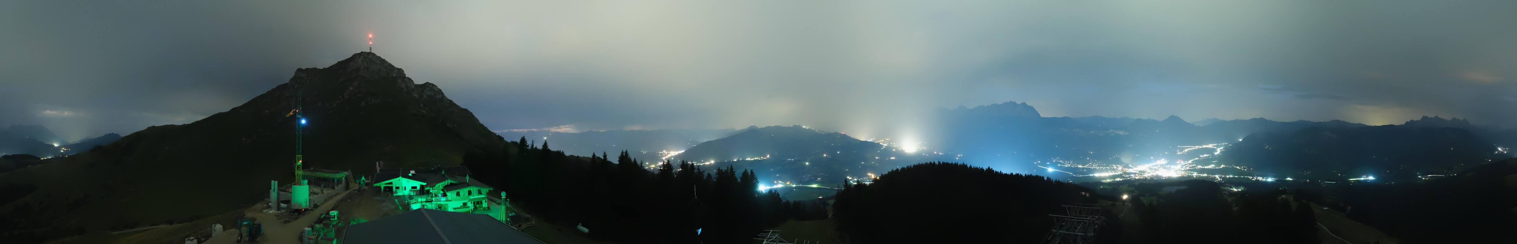 Archiv Foto Webcam St. Johann/Tirol: Blick von der Bergstation Harschbichl