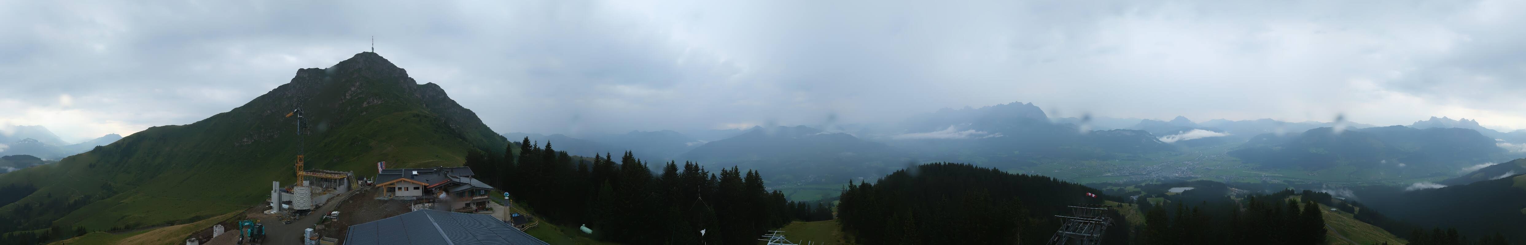 Archiv Foto Webcam St. Johann/Tirol: Blick von der Bergstation Harschbichl