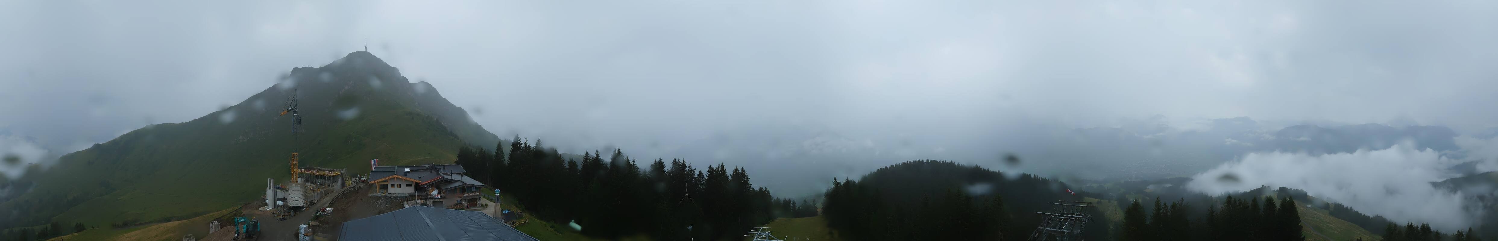 Archiv Foto Webcam St. Johann/Tirol: Blick von der Bergstation Harschbichl