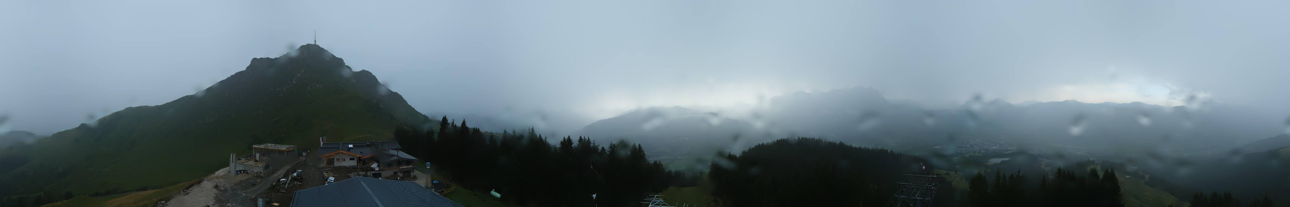 Archiv Foto Webcam St. Johann/Tirol: Blick von der Bergstation Harschbichl