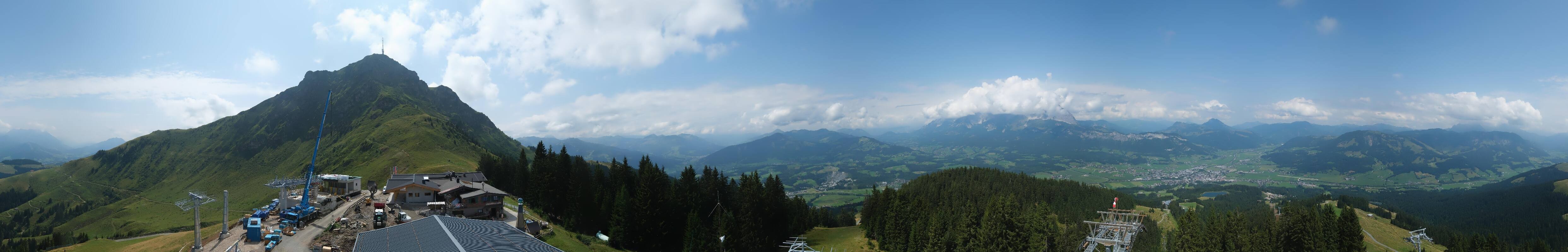 Archived image Webcam St. Johann/Tirol: View from Top Station Harschbichl