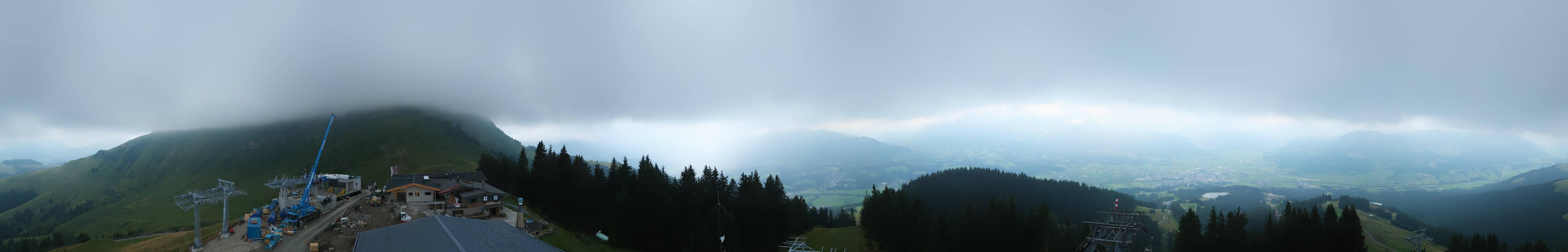 Archived image Webcam St. Johann/Tirol: View from Top Station Harschbichl