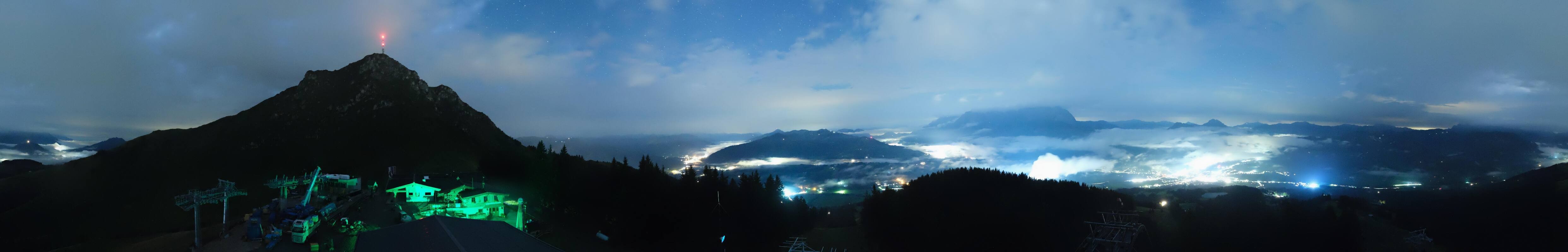 Archiv Foto Webcam St. Johann/Tirol: Blick von der Bergstation Harschbichl