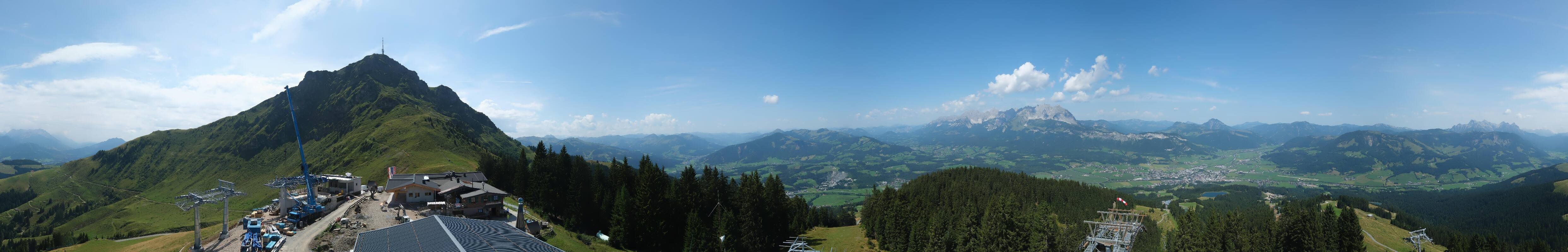 Archived image Webcam St. Johann/Tirol: View from Top Station Harschbichl