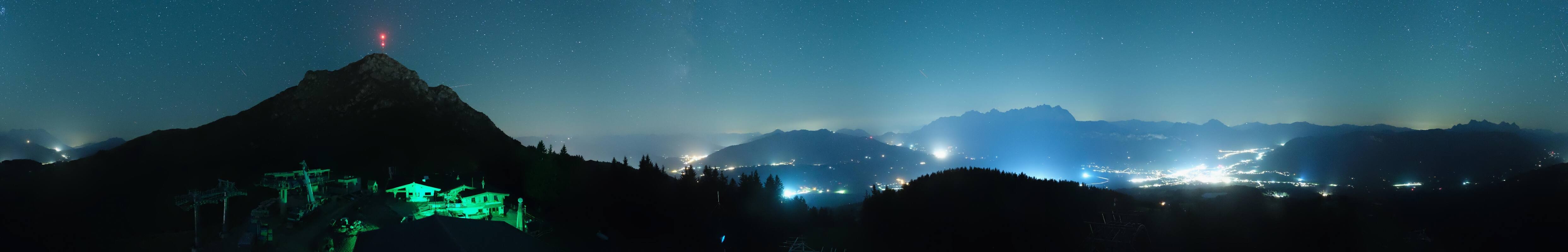 Archiv Foto Webcam St. Johann/Tirol: Blick von der Bergstation Harschbichl