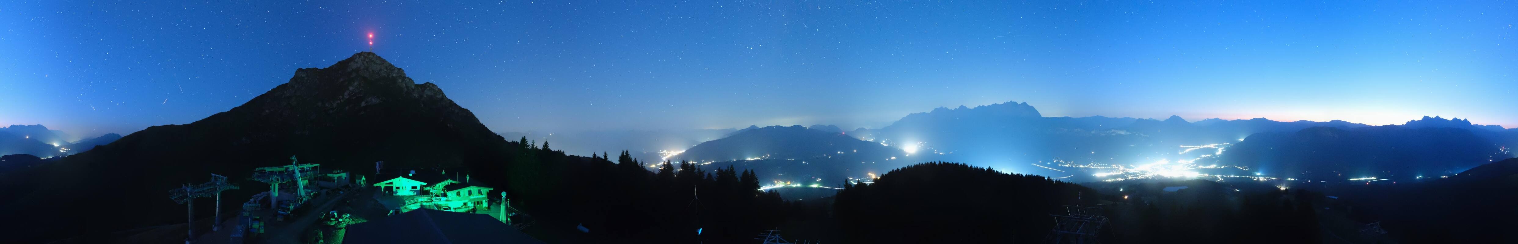 Archiv Foto Webcam St. Johann/Tirol: Blick von der Bergstation Harschbichl