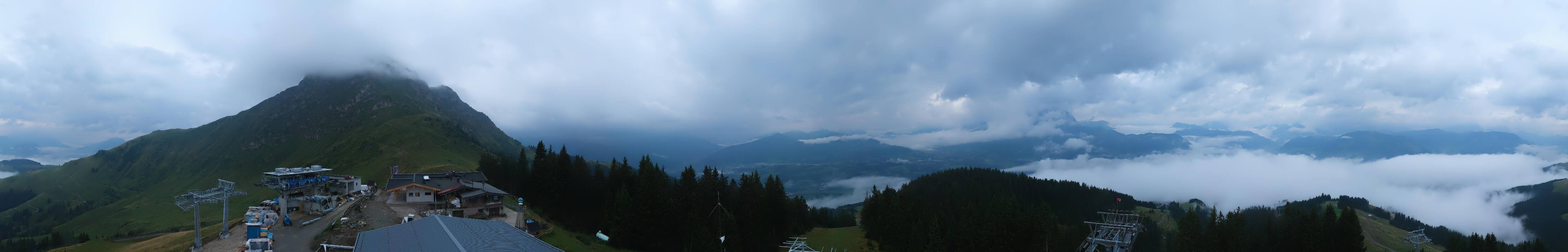 Archived image Webcam St. Johann/Tirol: View from Top Station Harschbichl