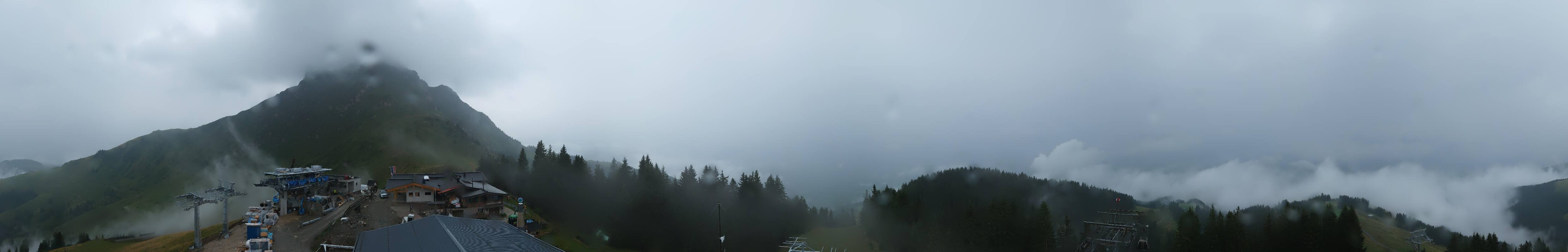 Archiv Foto Webcam St. Johann/Tirol: Blick von der Bergstation Harschbichl