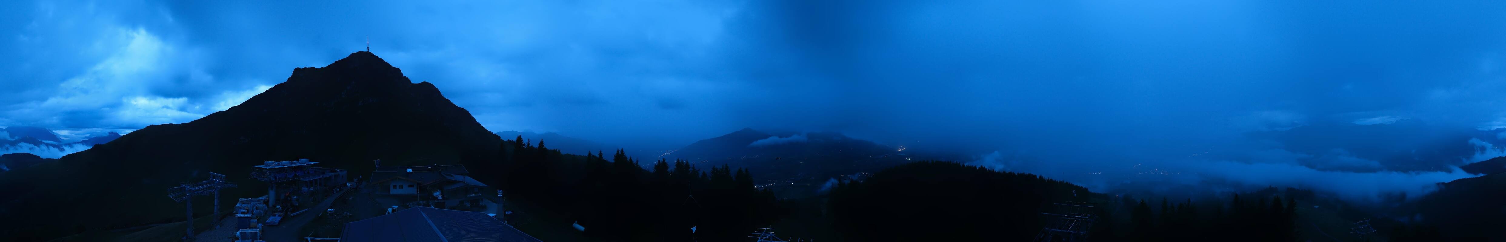 Archiv Foto Webcam St. Johann/Tirol: Blick von der Bergstation Harschbichl