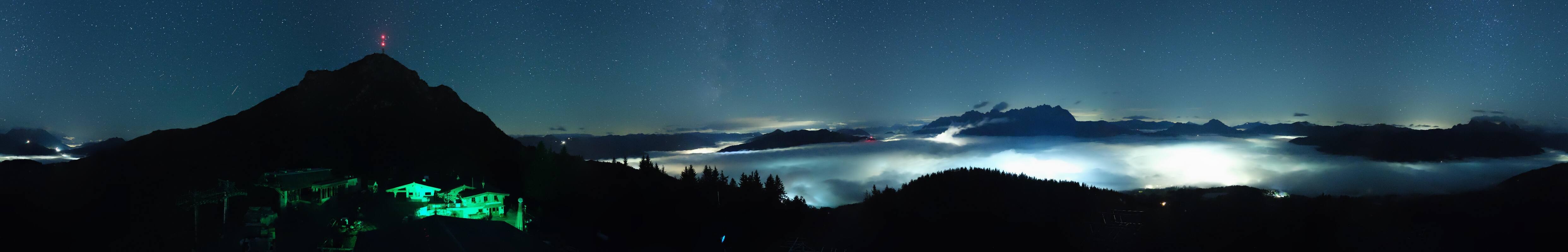 Archiv Foto Webcam St. Johann/Tirol: Blick von der Bergstation Harschbichl