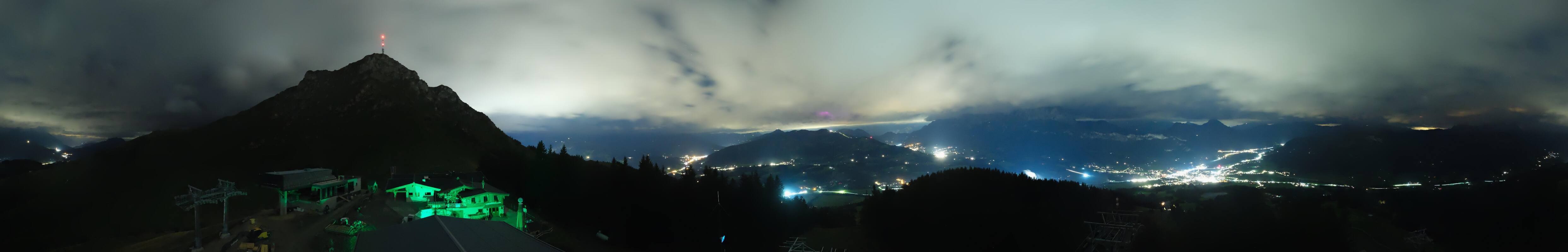 Archiv Foto Webcam St. Johann/Tirol: Blick von der Bergstation Harschbichl