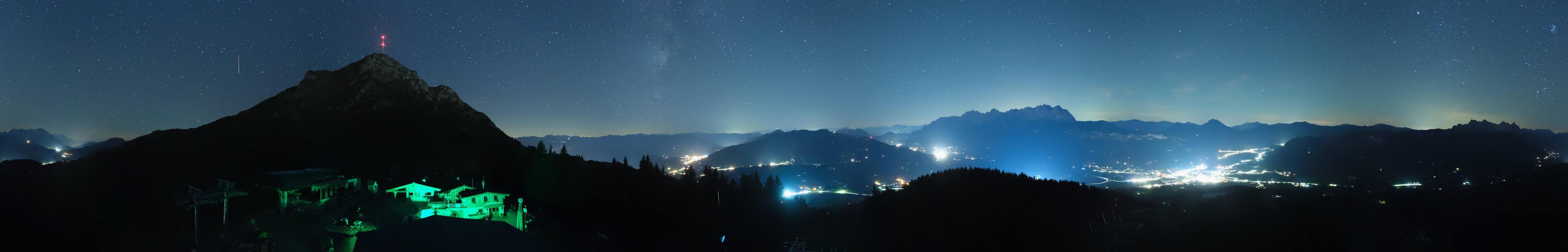 Archiv Foto Webcam St. Johann/Tirol: Blick von der Bergstation Harschbichl