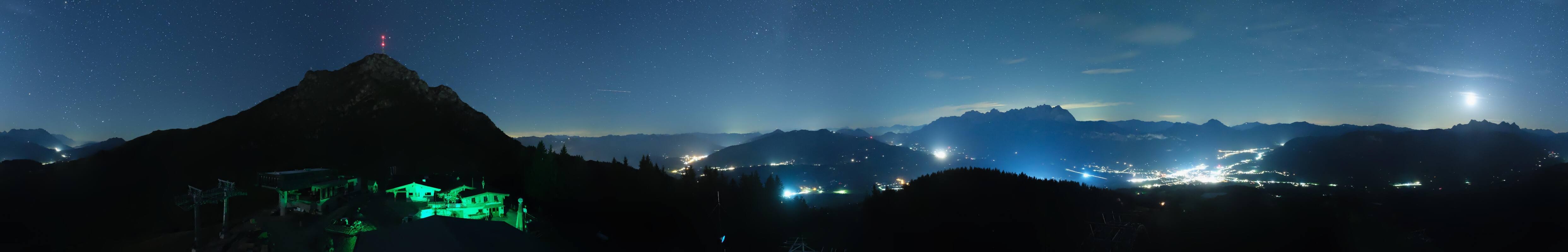 Archiv Foto Webcam St. Johann/Tirol: Blick von der Bergstation Harschbichl