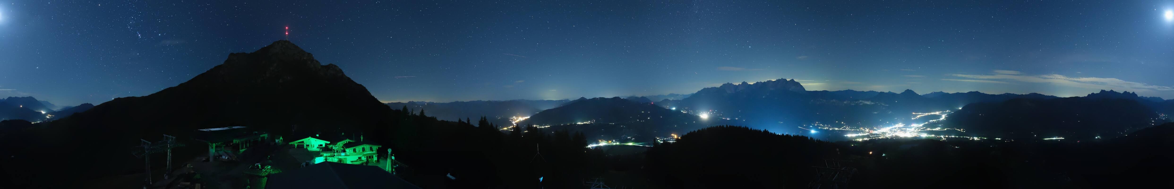 Archiv Foto Webcam St. Johann/Tirol: Blick von der Bergstation Harschbichl