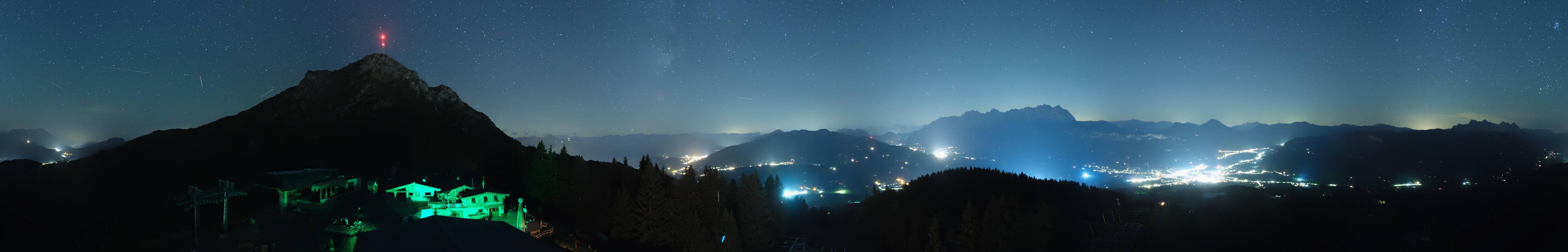 Archiv Foto Webcam St. Johann/Tirol: Blick von der Bergstation Harschbichl