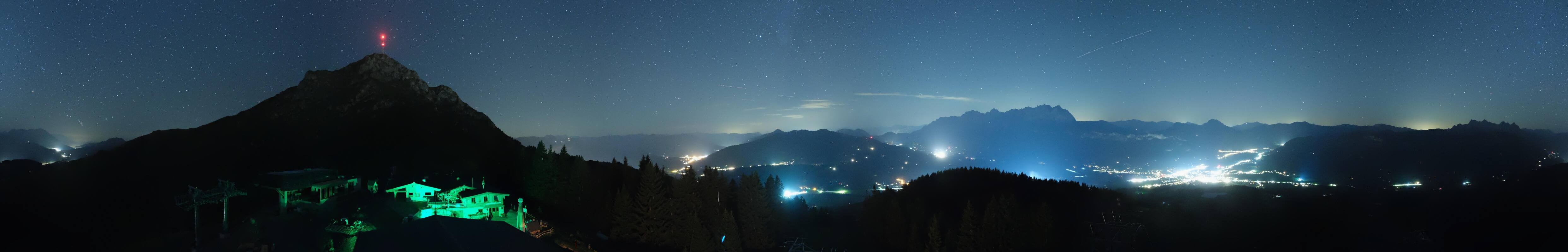 Archiv Foto Webcam St. Johann/Tirol: Blick von der Bergstation Harschbichl