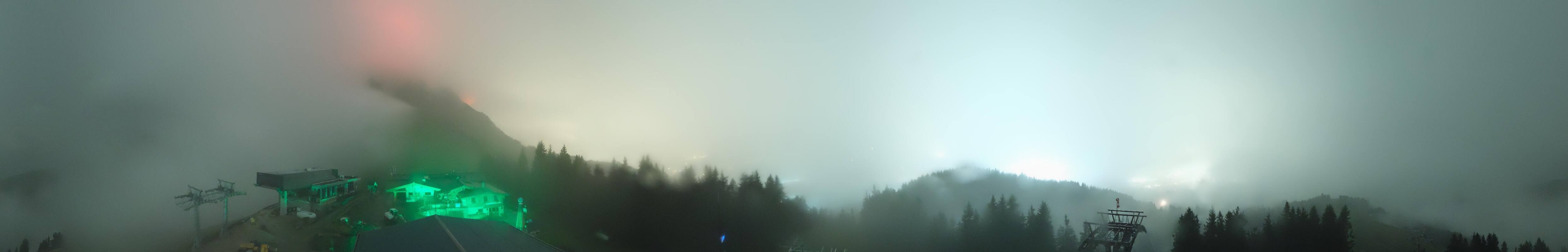 Archiv Foto Webcam St. Johann/Tirol: Blick von der Bergstation Harschbichl