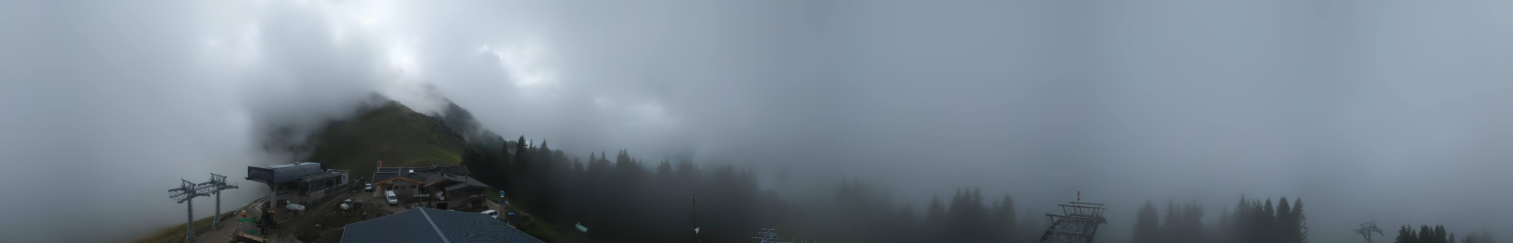 Archiv Foto Webcam St. Johann/Tirol: Blick von der Bergstation Harschbichl