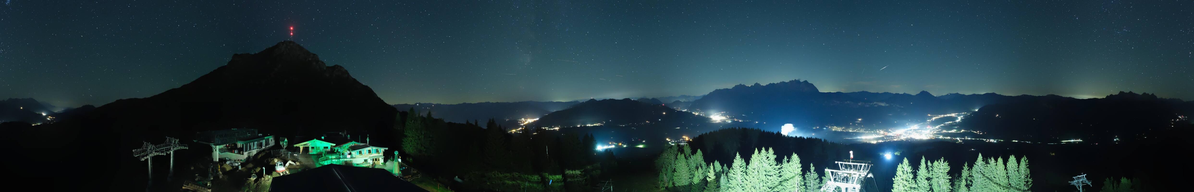 Archiv Foto Webcam St. Johann/Tirol: Blick von der Bergstation Harschbichl