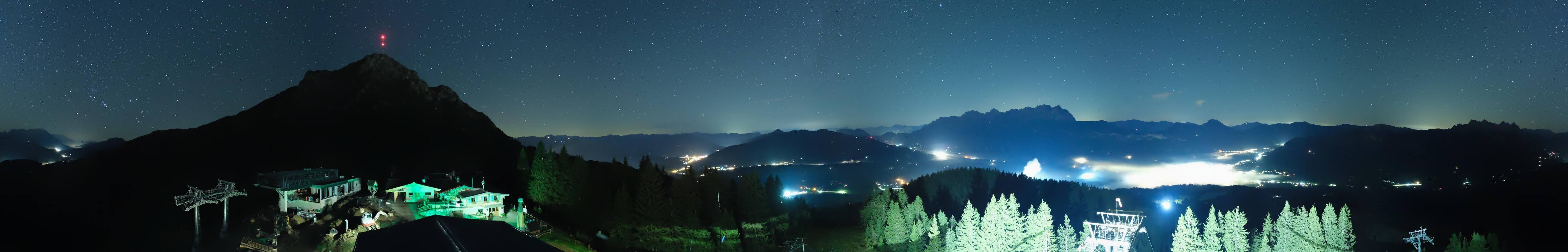 Archiv Foto Webcam St. Johann/Tirol: Blick von der Bergstation Harschbichl