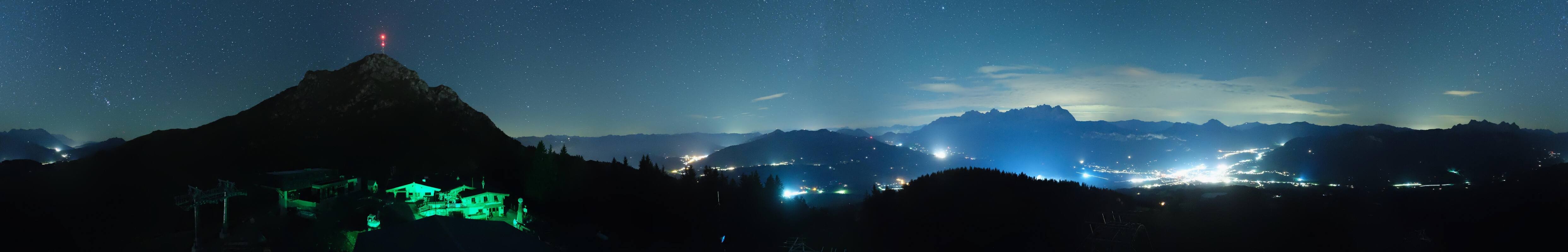 Archiv Foto Webcam St. Johann/Tirol: Blick von der Bergstation Harschbichl