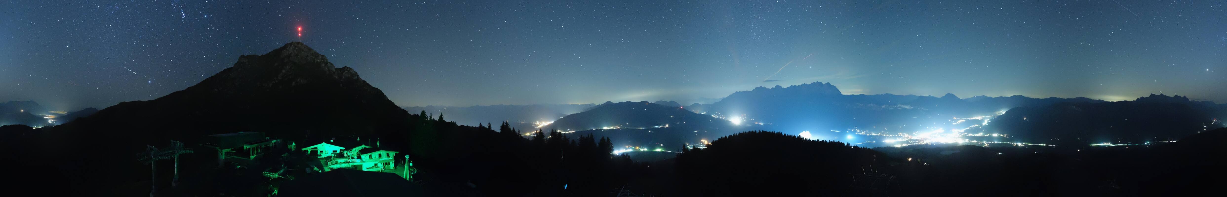 Archiv Foto Webcam St. Johann/Tirol: Blick von der Bergstation Harschbichl