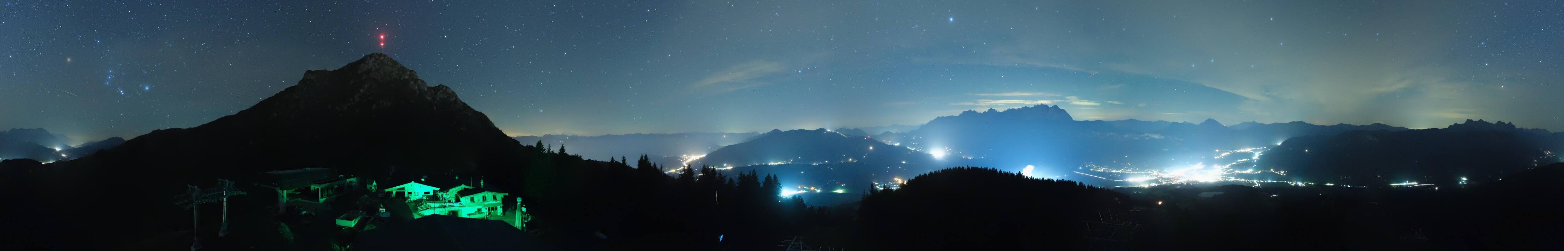 Archiv Foto Webcam St. Johann/Tirol: Blick von der Bergstation Harschbichl