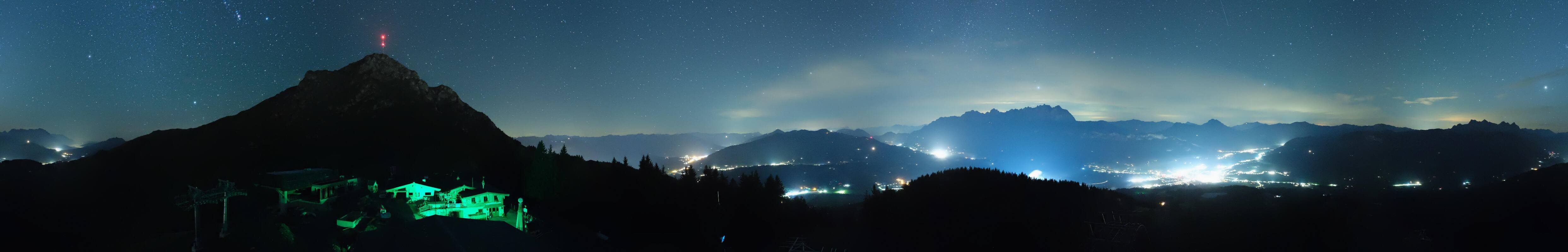 Archiv Foto Webcam St. Johann/Tirol: Blick von der Bergstation Harschbichl