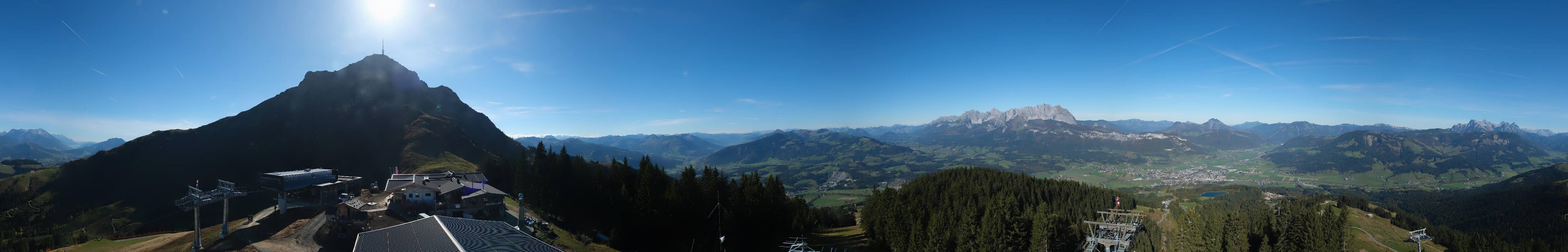 Archived image Webcam St. Johann/Tirol: View from Top Station Harschbichl