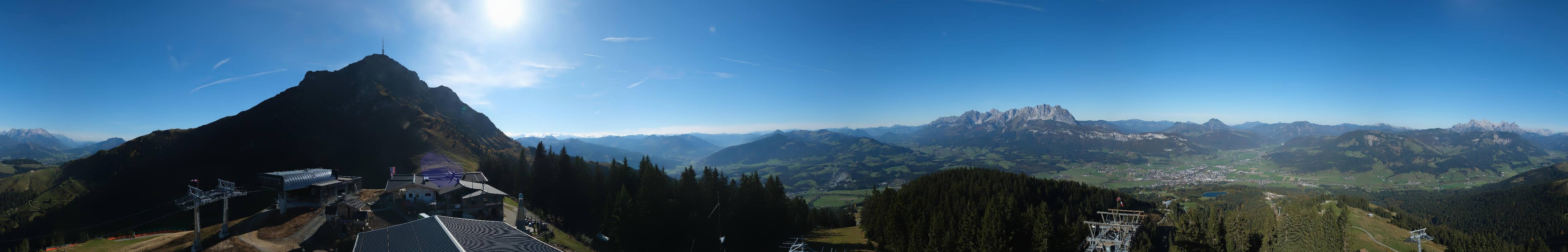 Archived image Webcam St. Johann/Tirol: View from Top Station Harschbichl