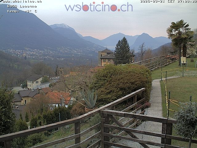 Archiv Foto Webcam Lugano - San Salvatore - Blick Richtung Lugano