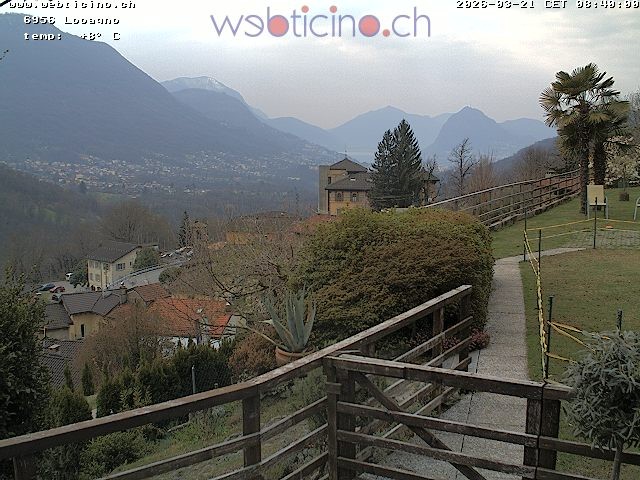 Archiv Foto Webcam Lugano - San Salvatore - Blick Richtung Lugano