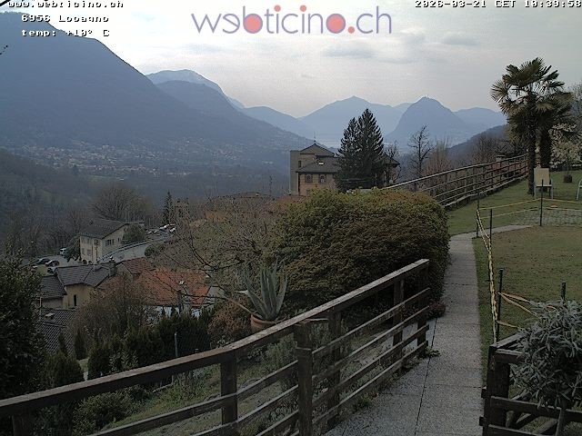 Archiv Foto Webcam Lugano - San Salvatore - Blick Richtung Lugano