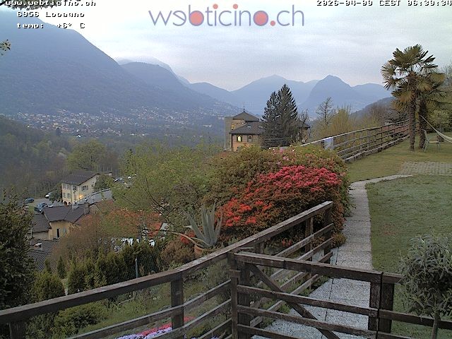Archiv Foto Webcam Lugano - San Salvatore - Blick Richtung Lugano