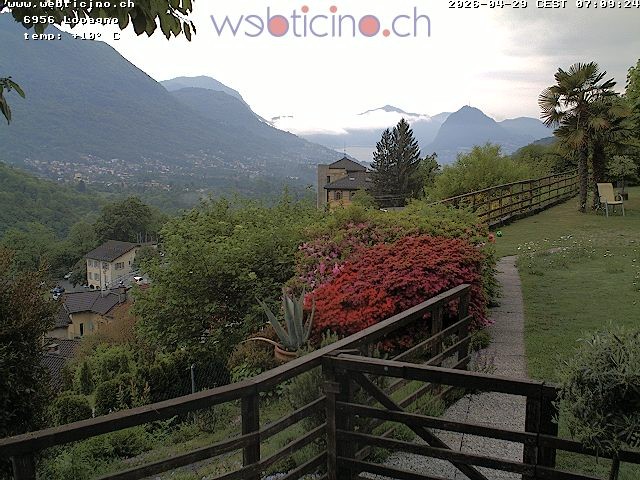 Archiv Foto Webcam Lugano - San Salvatore - Blick Richtung Lugano
