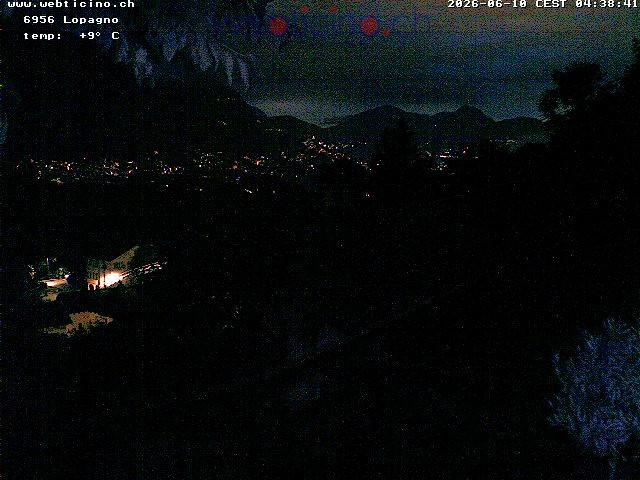 Archiv Foto Webcam Lugano - San Salvatore - Blick Richtung Lugano