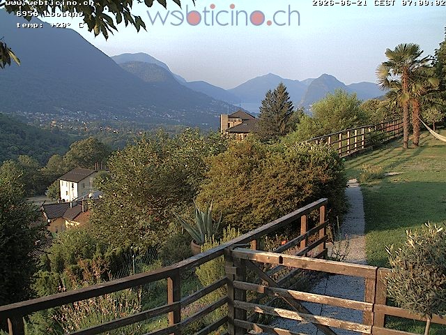 Archiv Foto Webcam Lugano - San Salvatore - Blick Richtung Lugano