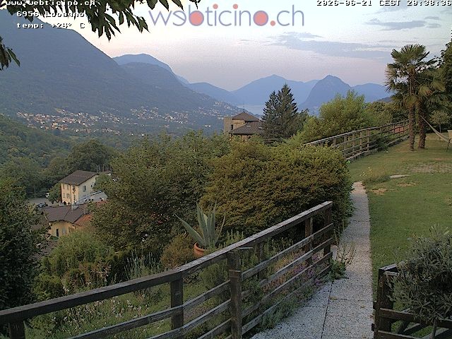 Archived image Webcam Lugano - San Salvatore