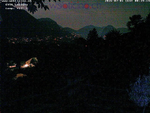 Archiv Foto Webcam Lugano - San Salvatore - Blick Richtung Lugano