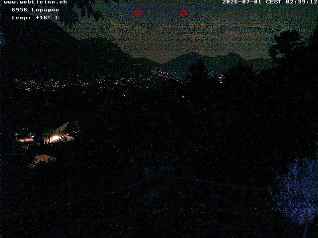 Archiv Foto Webcam Lugano - San Salvatore - Blick Richtung Lugano