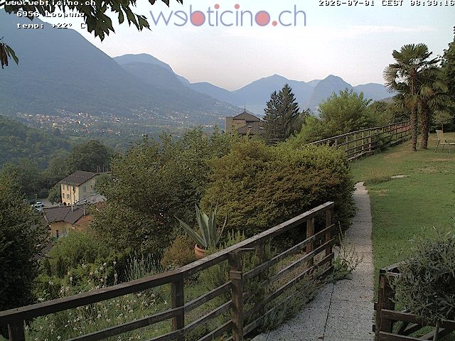 Archiv Foto Webcam Lugano - San Salvatore - Blick Richtung Lugano