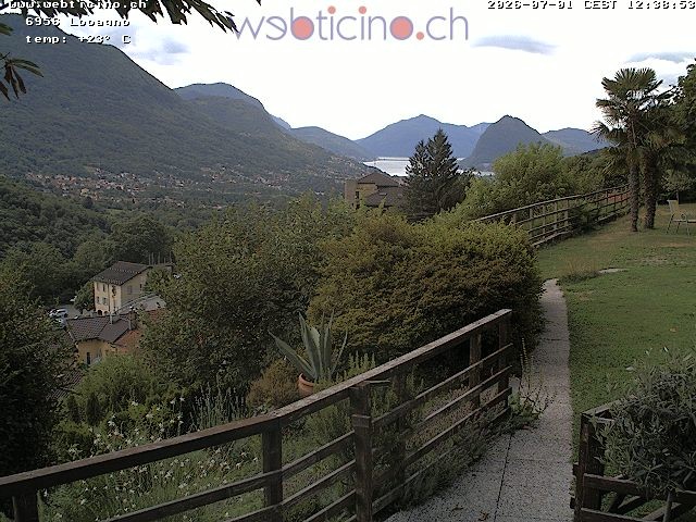 Archiv Foto Webcam Lugano - San Salvatore - Blick Richtung Lugano