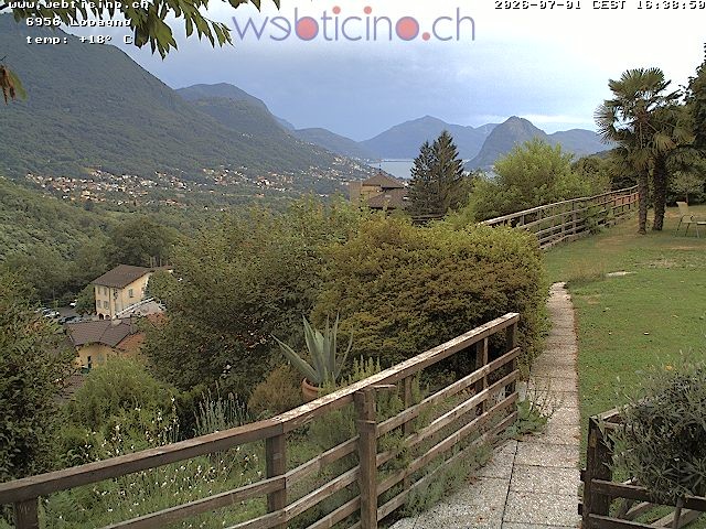 Archiv Foto Webcam Lugano - San Salvatore - Blick Richtung Lugano