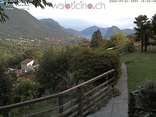 Archiv Foto Webcam Lugano - San Salvatore - Blick Richtung Lugano